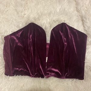 Victoria secret purple corset top